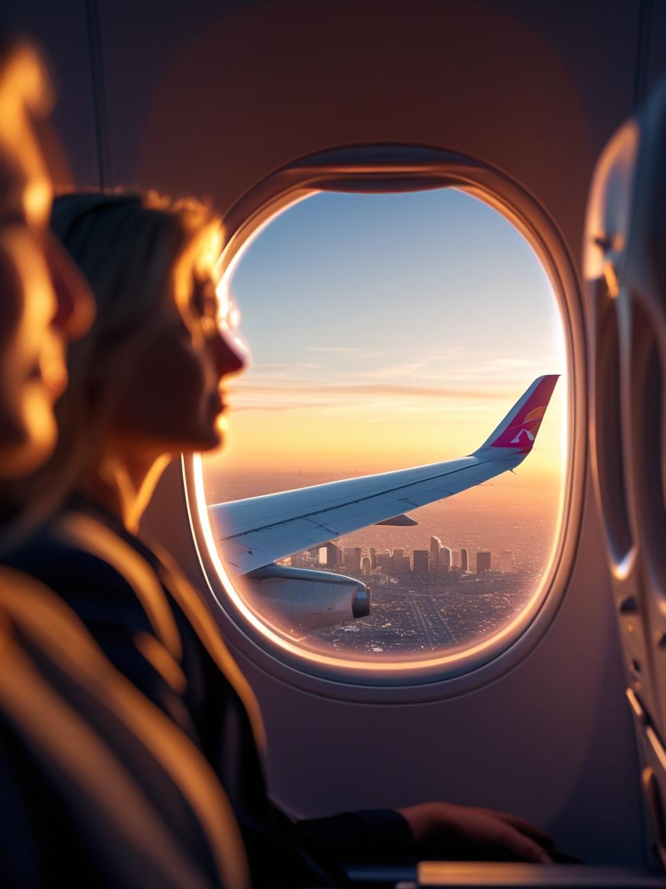 annoying honeymoon couple on plane